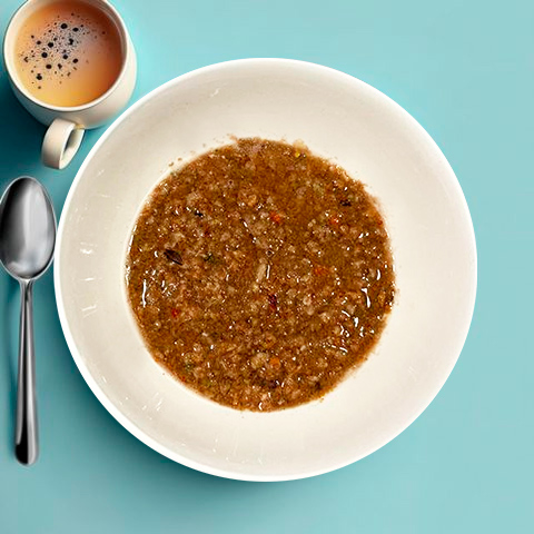 Каша гречневая томленая со сливочным маслом и жареным луком