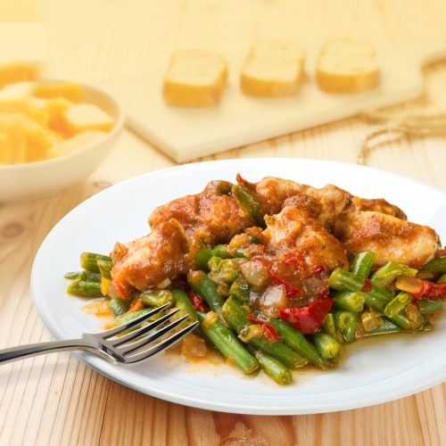 Обед Чахохбили с зелёной фасолью. VIP Меню Диеты Малышевой