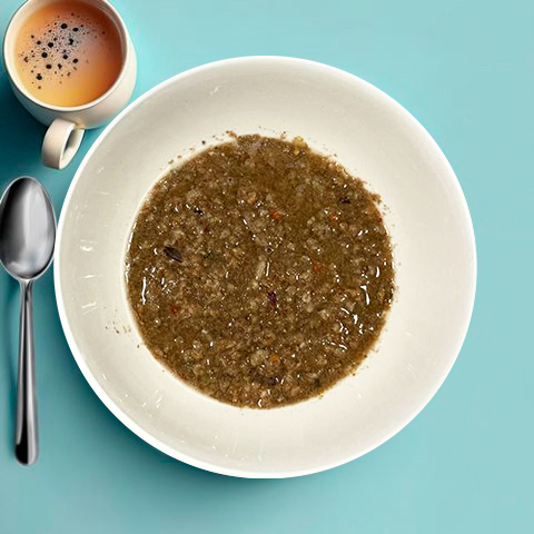 Льняная каша со злаками и медом