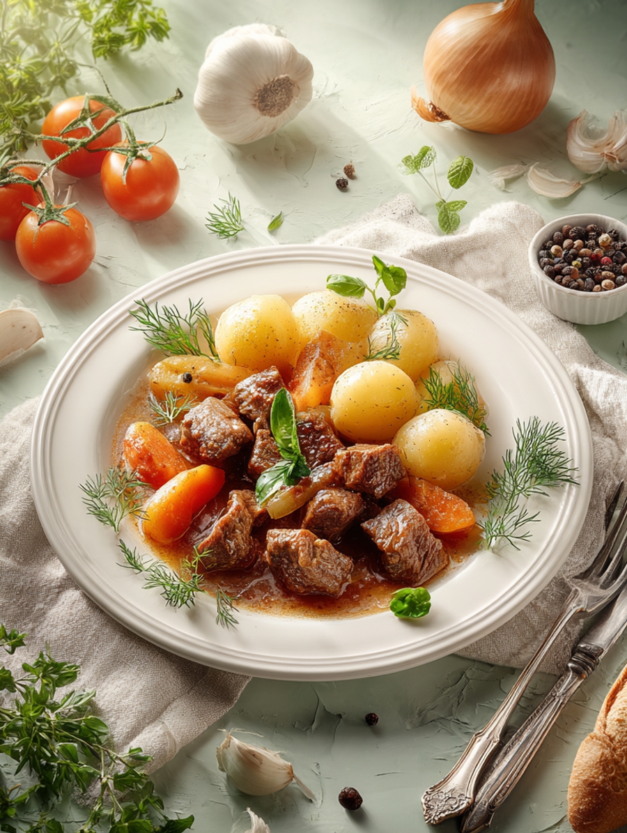 Жаркое из говядины по-домашнему готовое блюда это норма