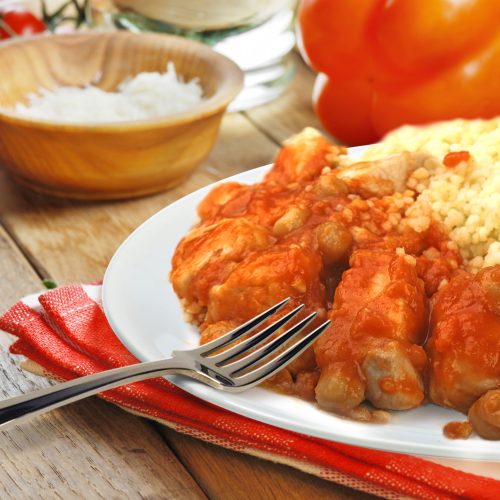 Ужин Кус кус с курочкой под овощным пуншем ВИП меню Диета Елеены Малышевой