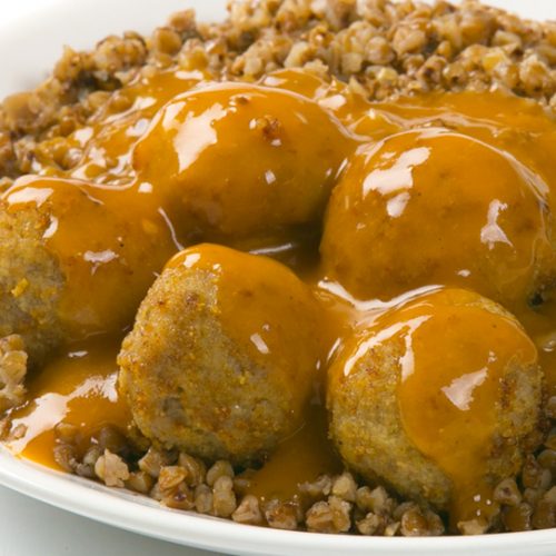 обед Мясные тефтельки под красным соусом с гречкой базовое меню Диета Елены Малышевой