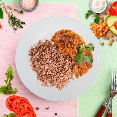 Азу с отварной гречей Кумир