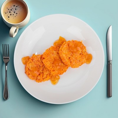 Морковные оладьи с абрикосовым джемом Диета Елены Малышевой