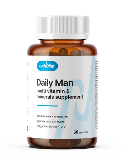 Daily Man Витамины для мужчин theNORM, 60 капсул