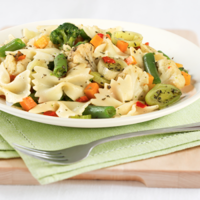 Завтрак Фарфале с овощами ВИП меню диеты Елены Малышевой