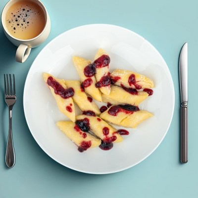 Ленивые вареники с клюквенным джемом Диета Елены Малышевой