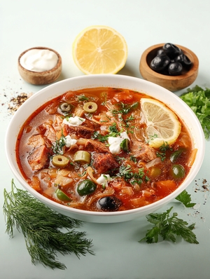 Солянка мясная готовое блюдо это норма