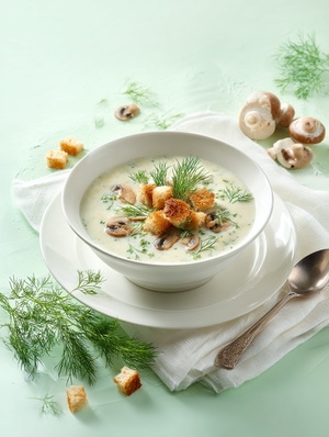 Крем-суп грибной готовое блюда это норма