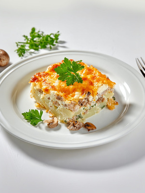 Готовое блюдо Картофельная запеканка с курицей и грибами TheNorm