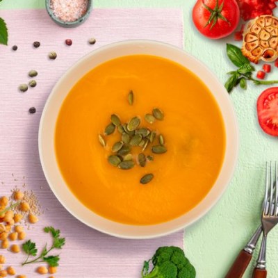 Суп-пюре из тыквы, постный Кумир