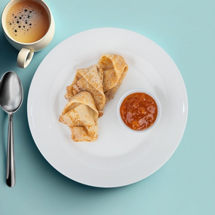 Блинчики из рисовой муки с джемом ЕМ Диета