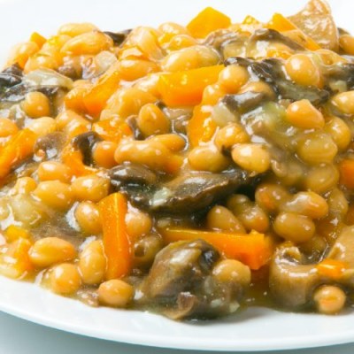 Завтрак Соте из фасоли с грибами Базовое меню Диета Елены Малышевой