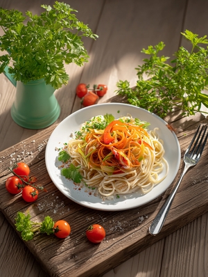 Спагетти Примавера готовое блюдо Это Норма