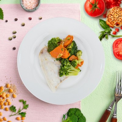 Судак на пару с брокколи Диета Елены Малышевой