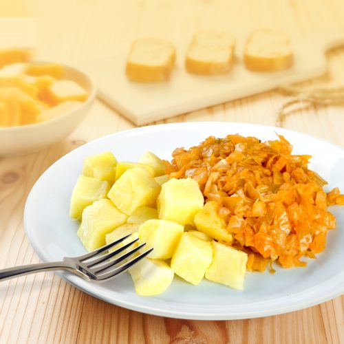 Обед Солянка домашняя с отварным картофелем VIP Меню Диета Елены Малышевой