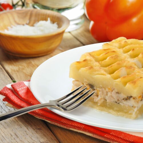 Ужин Запеканка картофельная с курицей и грибами ВИП Меню Диета Елены Малышевой